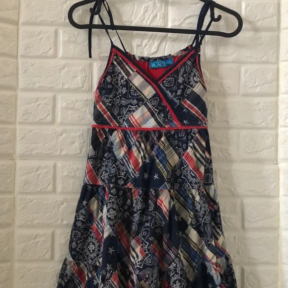 Children’s place Patricia‎ patchwork dress - Picture 2 of 8